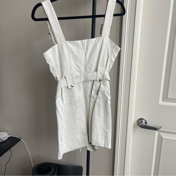 WeWoreWhat White Jumpsuit with Belted Design - Picture 2 of 3